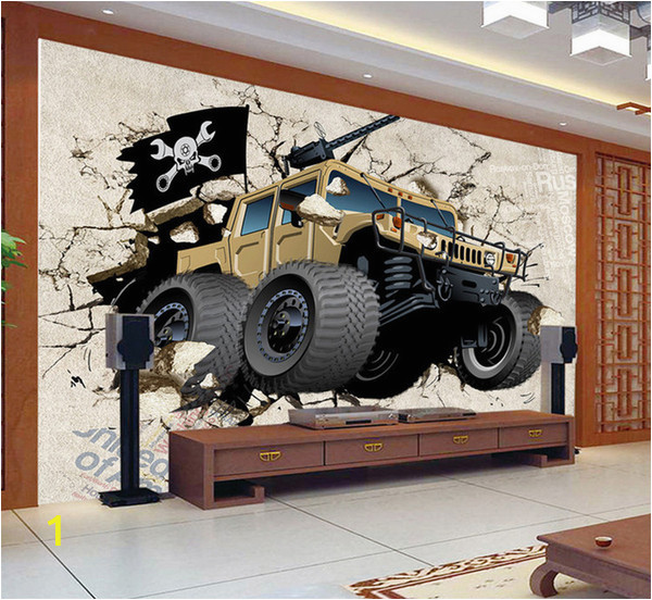 Monster High Wall Mural Großhandel Benutzerdefinierte Tapete Tapete 3d Cartoon Military Vehicles Fototapete Kinderschlafzimmer Wohnzimmer Tv Kulisse Tapeten Von Fumei66