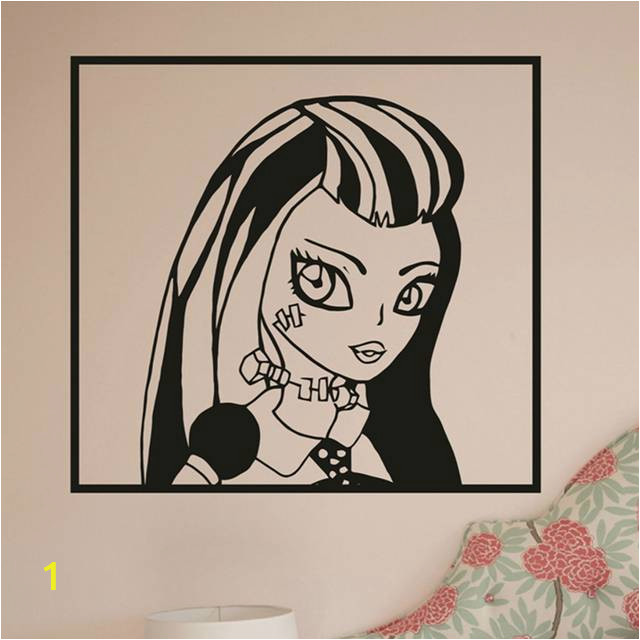 Cartoon Movie Monster High Wall Stickers Monster High Draculaura Girls Wall Art Vinyl Decal Sticker Mural 640x640q70