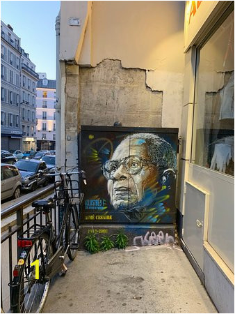 Montmartre Paris Wall Mural Fresque Aime Cesaire Paris Aktuelle 2019 Lohnt Es Sich