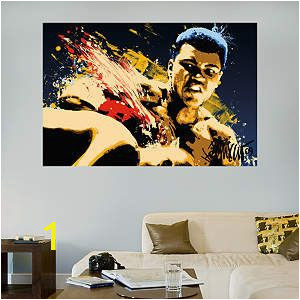 Movie themed Wall Murals Muhammad Ali Stung Illustration Mural Fathead Wall Decal Movie themed Wall Murals Muhammad Ali Stung Illustration Mural Fathead Wall Decal