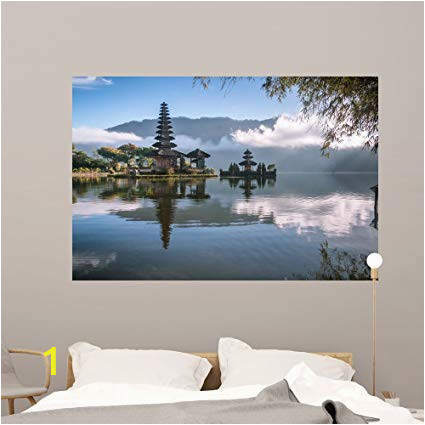 Murals to Paint On Your Wall Amazon Wallmonkeys Od Temple Bali Indonesia Wall Mural