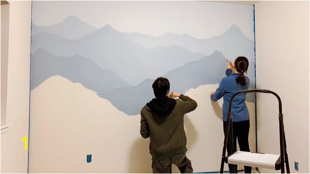 Murals to Paint On Your Wall How to Paint A Mountain Mural On Your Bedroom or Nursery