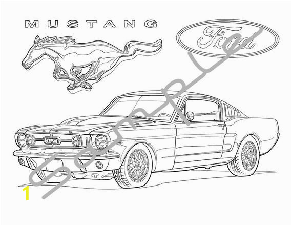 Mustang Car Coloring Pages 1969 ford Mustang Adult Coloring Page Printable Coloring Page Coloring Page for Adults Digital Instant Download 1 Page