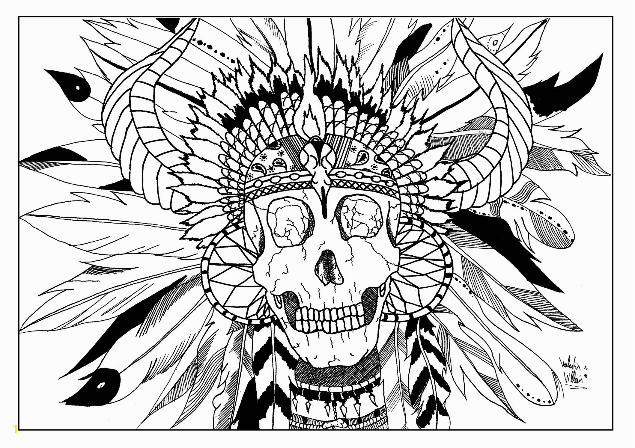 Native American Coloring Pages for Elementary Students Sugar Skull Coloring Pages