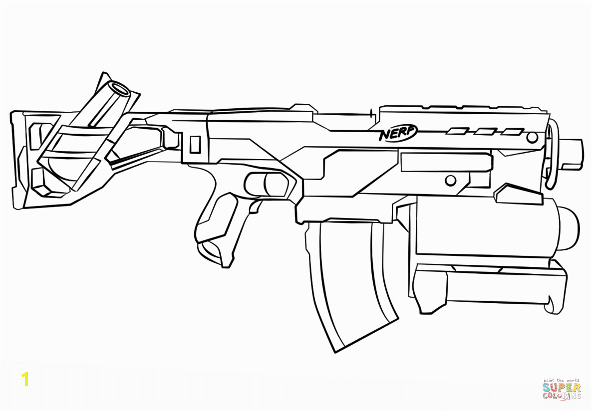 a73c5b90dc89e122e70e2362cf daring gun colouring pages nerf coloring page unknown 1186 824