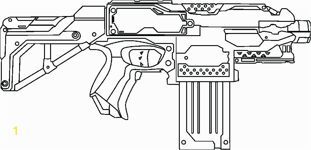 nerf gun coloring pages colouring lovely about remodel line drawings with for 2 instead printable