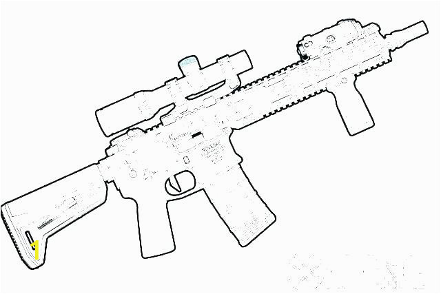 Nerf Blaster Coloring Page | divyajanani.org