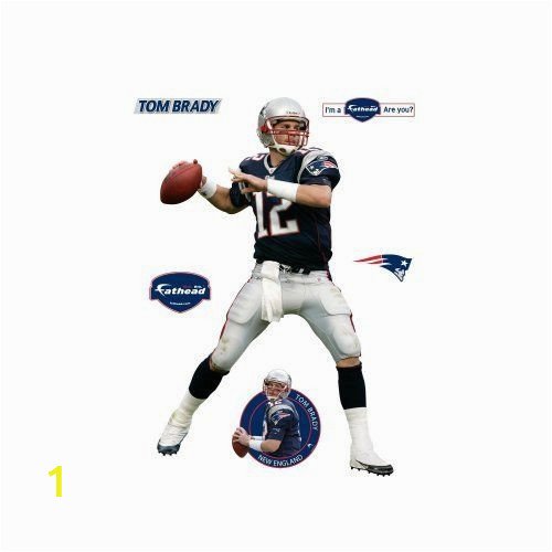 New England Patriots Wall Mural Amazon Fathead tom Brady New England Patriots Wall