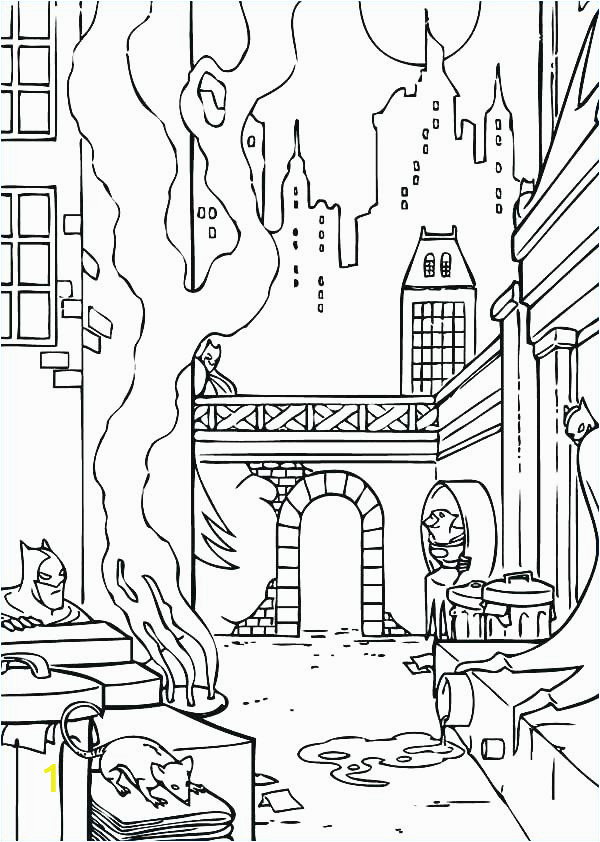 new york skyline coloring page 1