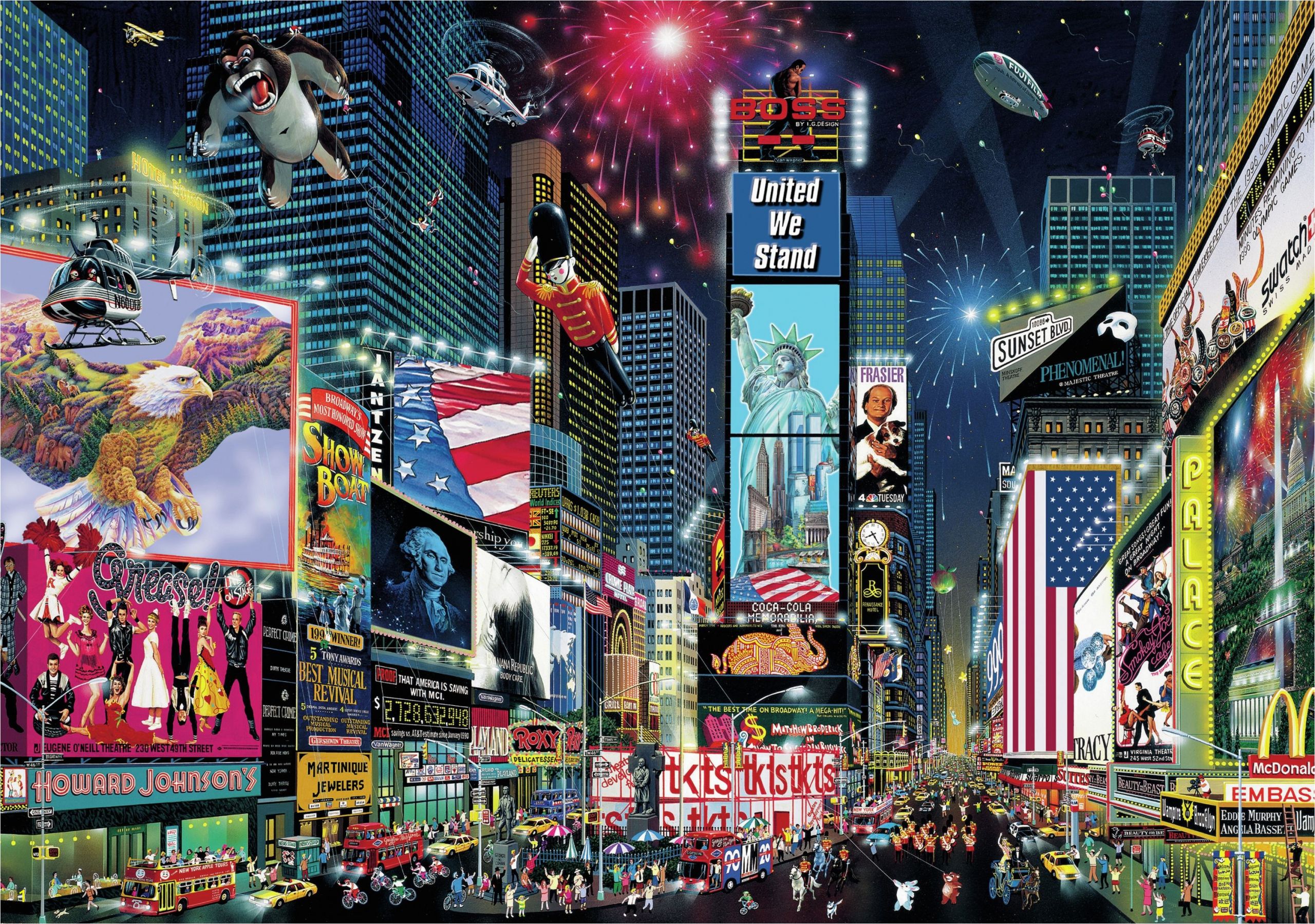 New York Times Square Wall Mural New York Times Square Ii" the Heart Of Nyc This Jigsaw