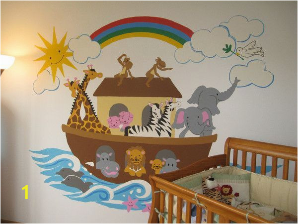 Noah's Ark Wall Mural Kit Collection Noah039s Ark Kids Shopartstudio