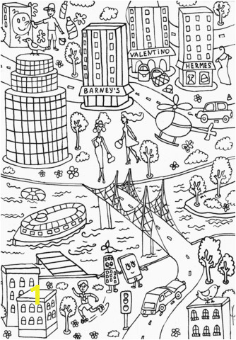 lipstick building coloring page