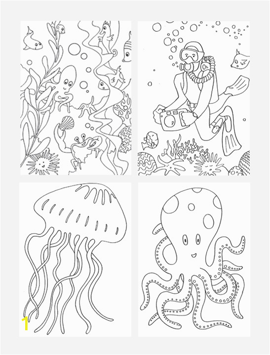 Ocean Coloring Pages for Preschoolers Under the Sea Coloring Pages Mr Printables