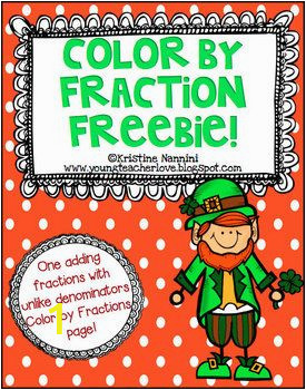 One Direction Coloring Pages St Patrick S Day Color by Fraction Freebie
