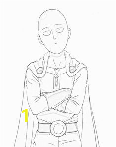 One Punch Man Coloring Pages Jess A thelastjess On Pinterest