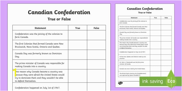 ca2 t 166 canadian confederation true or false activity sheet ver 1