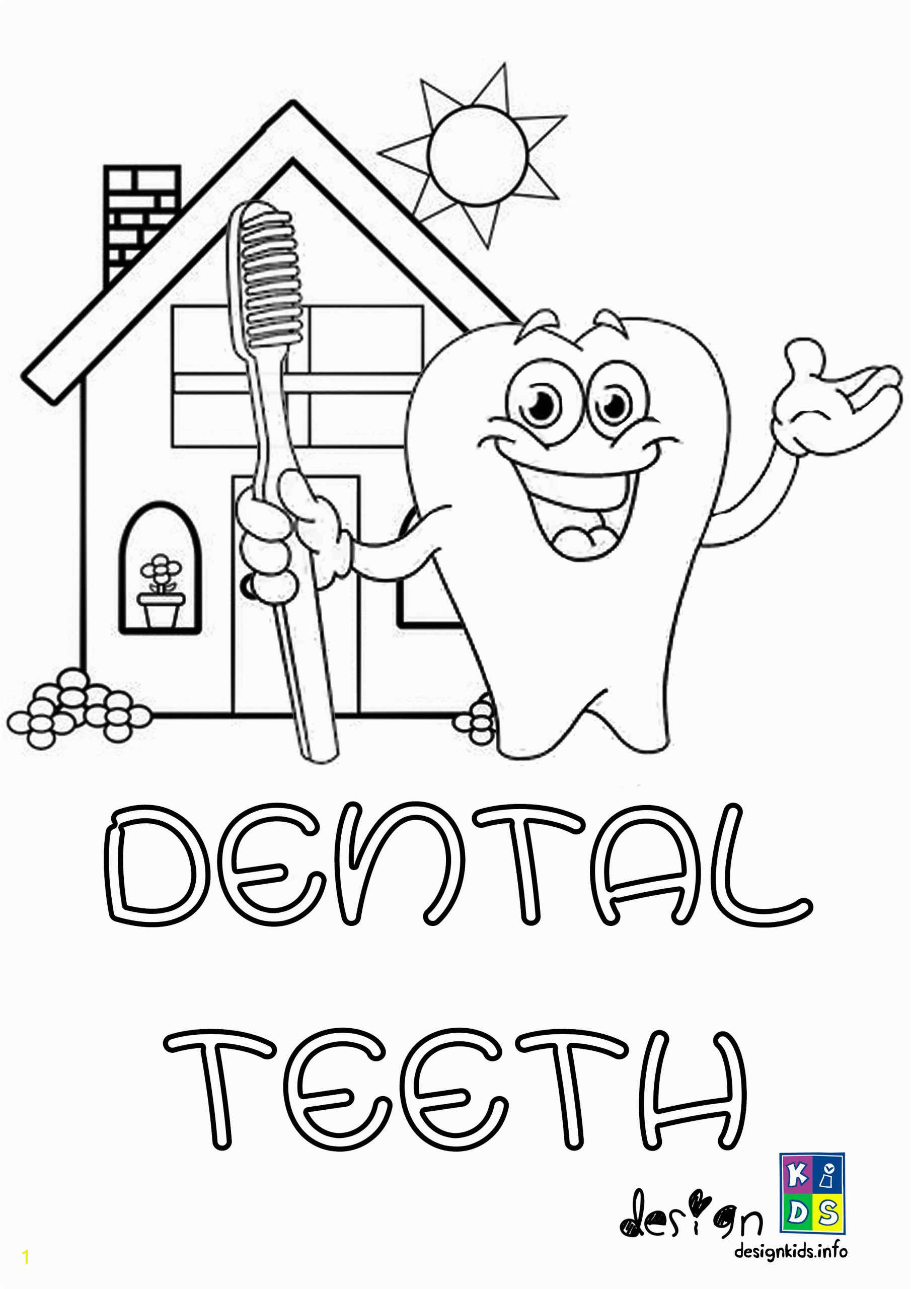 Oral Health Coloring Pages 60 Most Wicked Dental Coloring Pages for Kids Free Printable