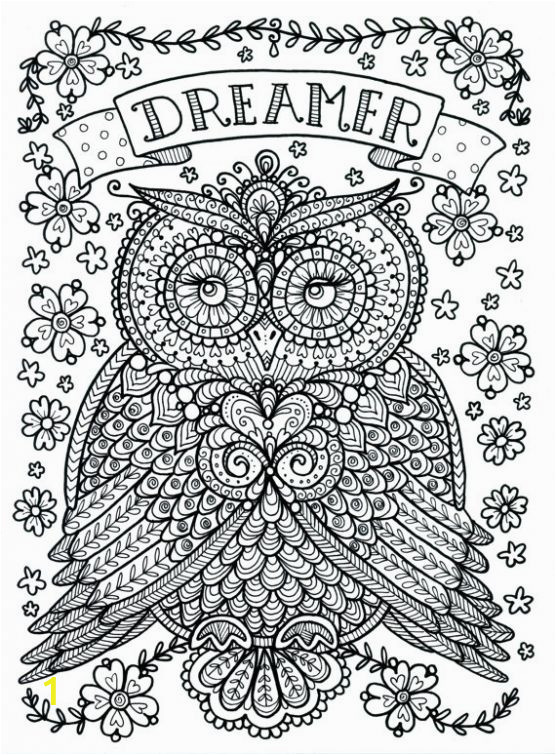 Owl Color Pages for Adults Pin by Rachel Burgener On Coloring Collections