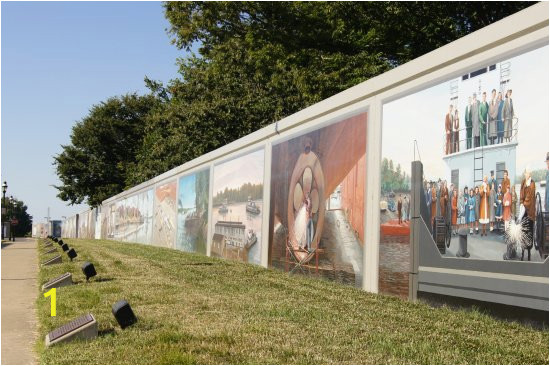 Paducah Wall to Wall Murals Looking Down the Wall Of Murals Picture Of Floodwall