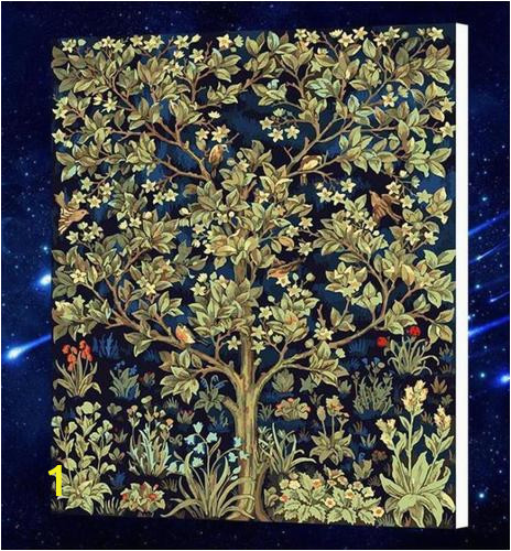 diy paint by number kit for adults on canvas tree of life william morris clean pbn 250x250 2x