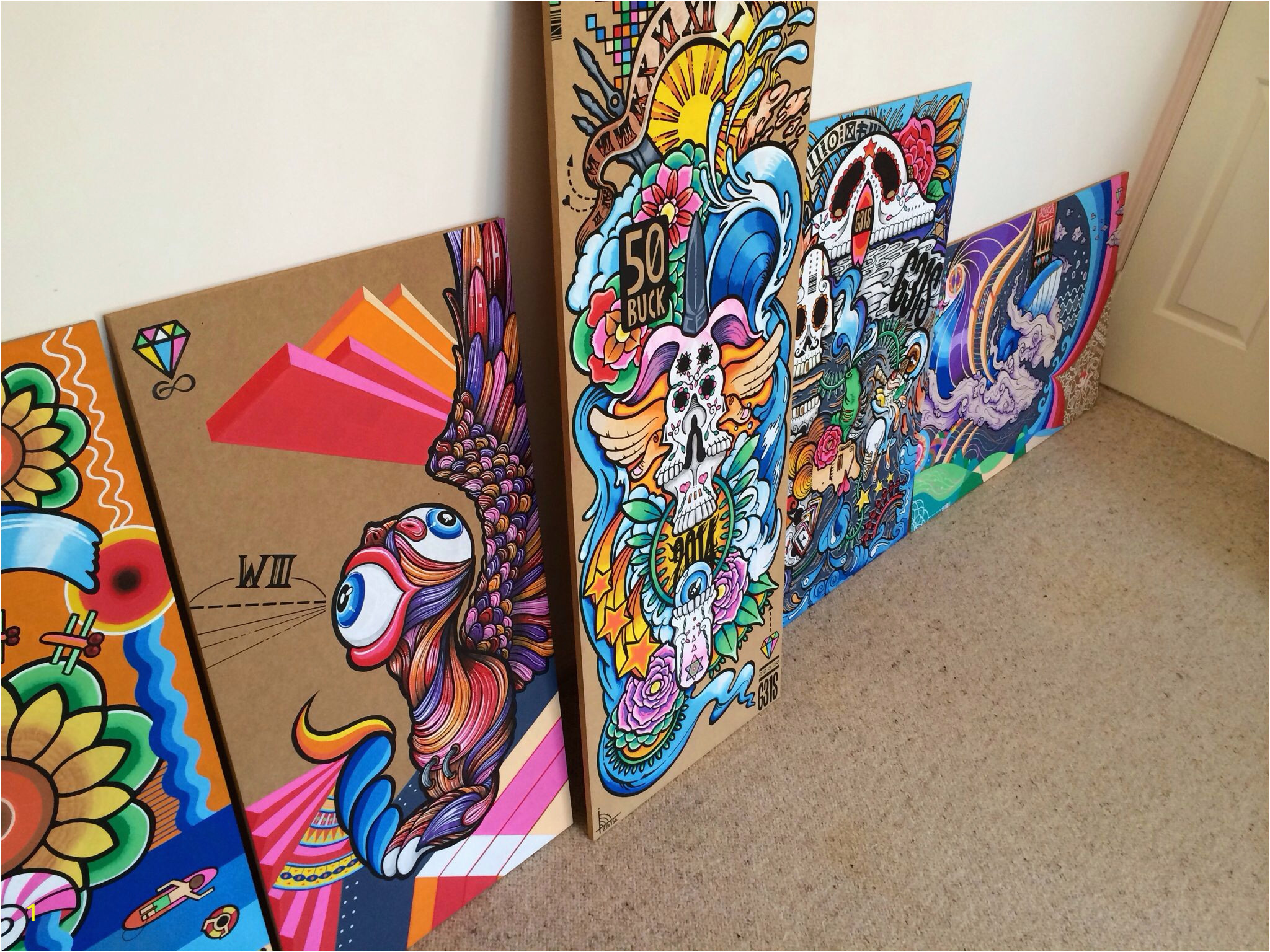 Paint Markers for Wall Murals Go Suga Illustrations G31s Posca Illustration In 2019