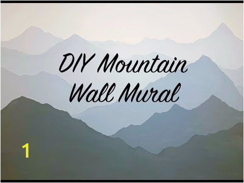 Painted Mountain Wall Mural How to Paint A Mountain Mural On Your Bedroom or Nursery