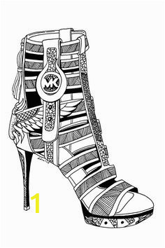 Pair Of Shoes Coloring Page 93 Best Fashion Coloring Pages Images