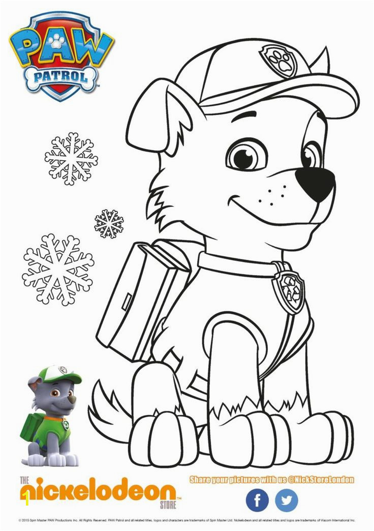 Pair Of Shoes Coloring Page Paw Patrol Ausmalbilder Rocky