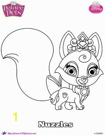 Palace Pets Free Coloring Pages Disney Princess Palace Pet Coloring Page Of Nuzzles