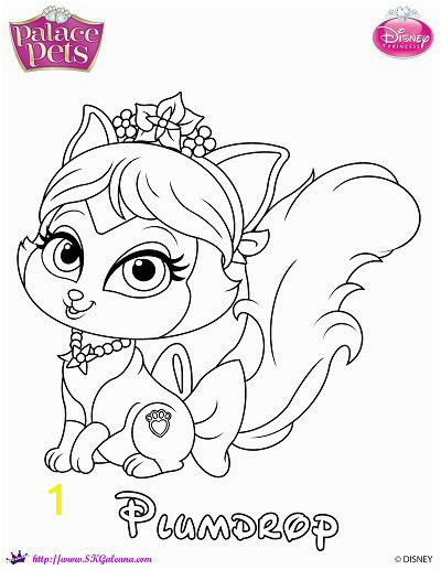 Palace Pets Free Coloring Pages Princess Palace Pets Coloring Page Of Plumdrop