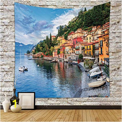 Panoramic Wall Art Murals Amazon Iprint Polyester Tapestry Wall Hanging Italian