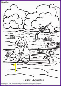 Paul Taught In Rome Coloring Page 36 Best Shipwrecked Paul Images