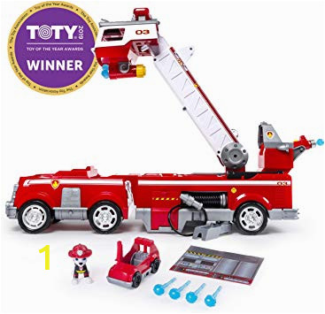 Paw Patrol Marshall Fire Truck Coloring Page Paw Patrol Ultimate Rescue Fire Truck with Extendable 2 Foot Tall Ladder Ages 3 and Up