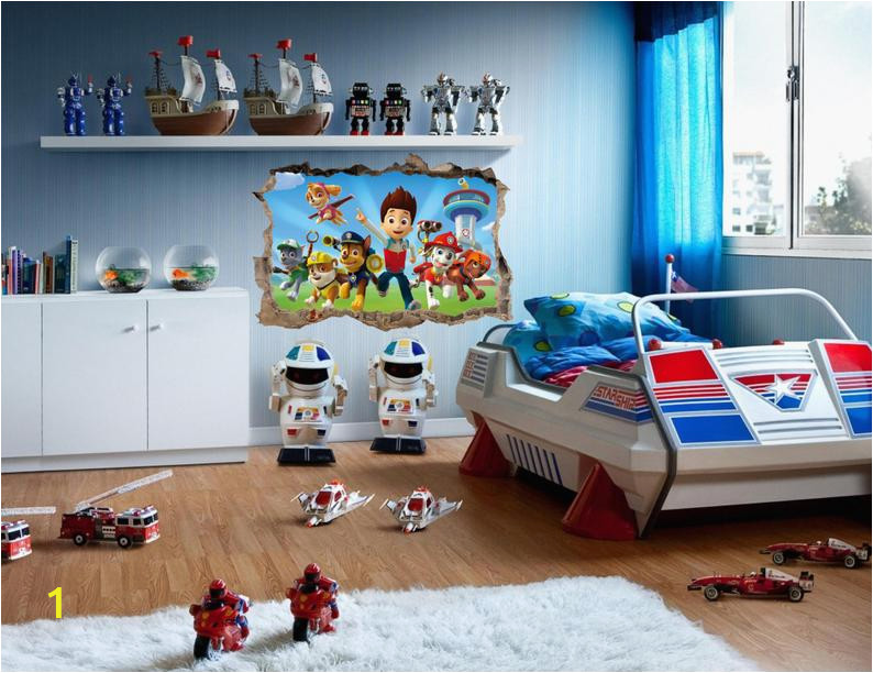 Paw Patrol Wall Mural Paw Patrol Smashed Super Mario Ninja 3d Wall Decal Removable Vinyl Paw Patrol Wall Mural Paw Patrol Smashed Super Mario Ninja 3d Wall Decal Removable Vinyl