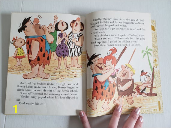 Pebbles Flintstone Coloring Pages Bamm Bamm with Pebbles Flintstone by Jean Lewis Illustrated by Hawley Pratt & norm Mcgary Vintage 1960s Hanna Barbera Little Golden Book