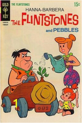 Pebbles Flintstone Coloring Pages Flintstones 54 Dell Gold Key 1969 Hanna Barbera W Pebbles