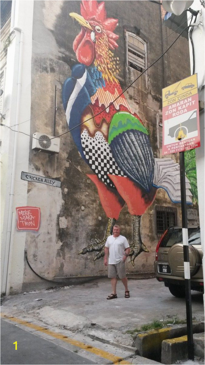 Penang Wall Mural Artist Geor Own Penang Street Art Amazing Pictures In Mayasia