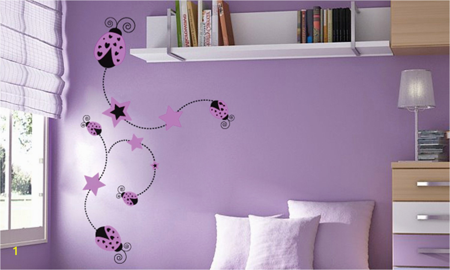 Peter Rabbit Wall Mural Stickers Buy Modern Lady Bug Wall Stickers