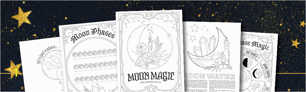 MoonMagic FreeColoringPages F