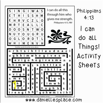 Philippians 4 4 Coloring Page Philippians 4 13 Bible Verse Activity Sheet