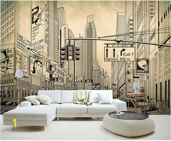 Photo Wall Mural City European Modern Grey City Building Architecture Sketch Wallpaper Mural Rolls for Living Room Wall Paper Decoration Celebrities Wallpapers Celebrity