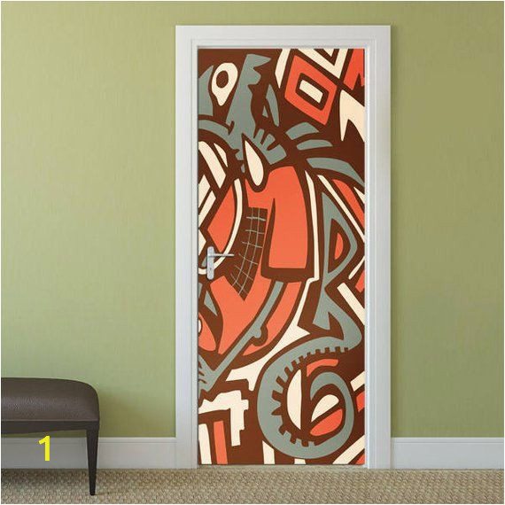 Photo Wall Mural Door Graffiti Door Decal Graffiti Wall Art Door Sticker