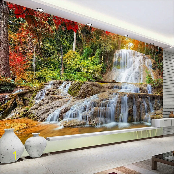 Photo Wall Mural forest Custom Wallpaper Murals 3d Hd forest Rock Waterfall Graphy Background Wall Painting Living Room sofa Mural Wallpaper Canada 2019 From Photo Wall Mural forest Custom Wallpaper Murals 3d Hd forest Rock Waterfall Graphy Background Wall Painting Living Room sofa Mural Wallpaper Canada 2019 From