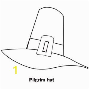 Pilgrim Hat Coloring Page Printable Thanksgiving Coloring Pages Pilgrim Hat Via