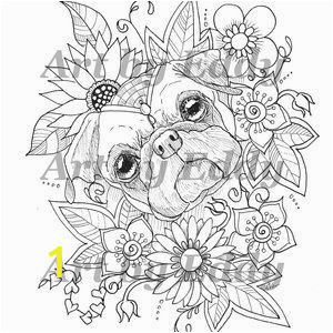 Pillow Pet Coloring Page Art Of Pug Single Coloring Page Merry Christmas Pug