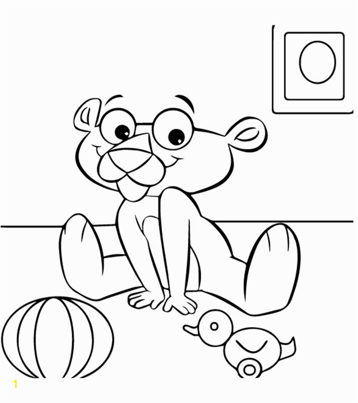 Top 10 Pink Panther Coloring Pages For Your Toddler1