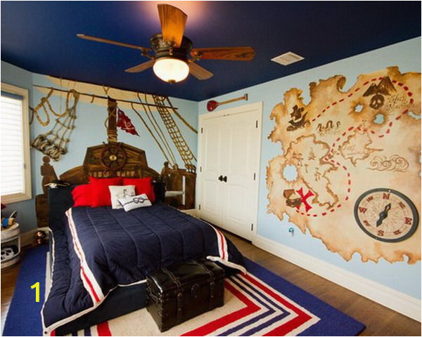 Pirate themed Wall Murals Pirate Bedroom