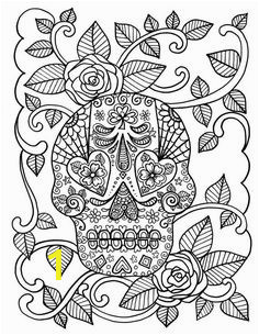 Plain Skull Coloring Pages 252 Best Skulls Images