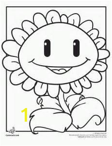 Plants Versus Zombies Coloring Pages Zombie Sunflower Coloring 231×300