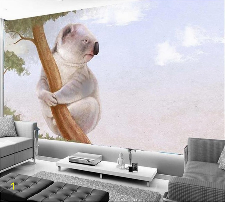 3d wallpaper custom mural photo wallpaper living room tree and koalas 3d painting sofa TV background